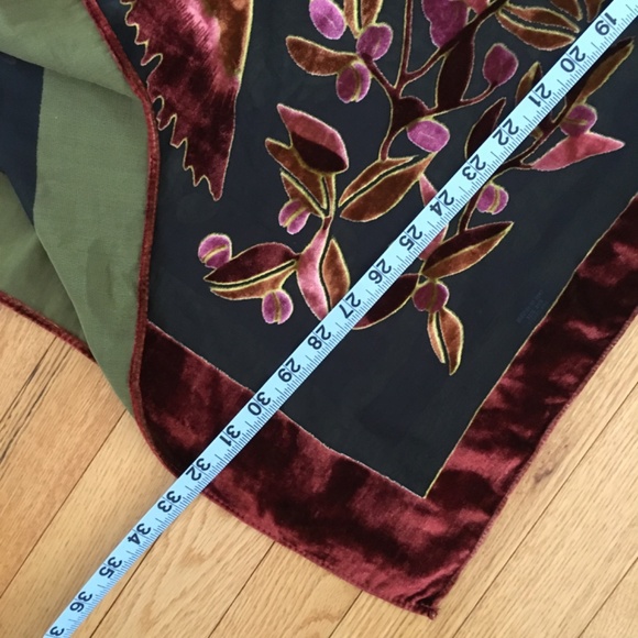 Duster cover velvet with bird motif one size - Picture 7 of 11